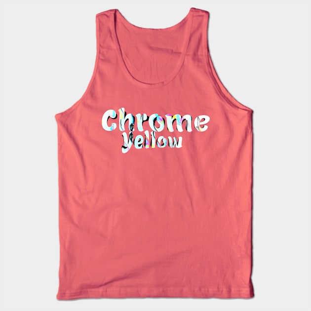 Chrome yellow Tank Top by stefy